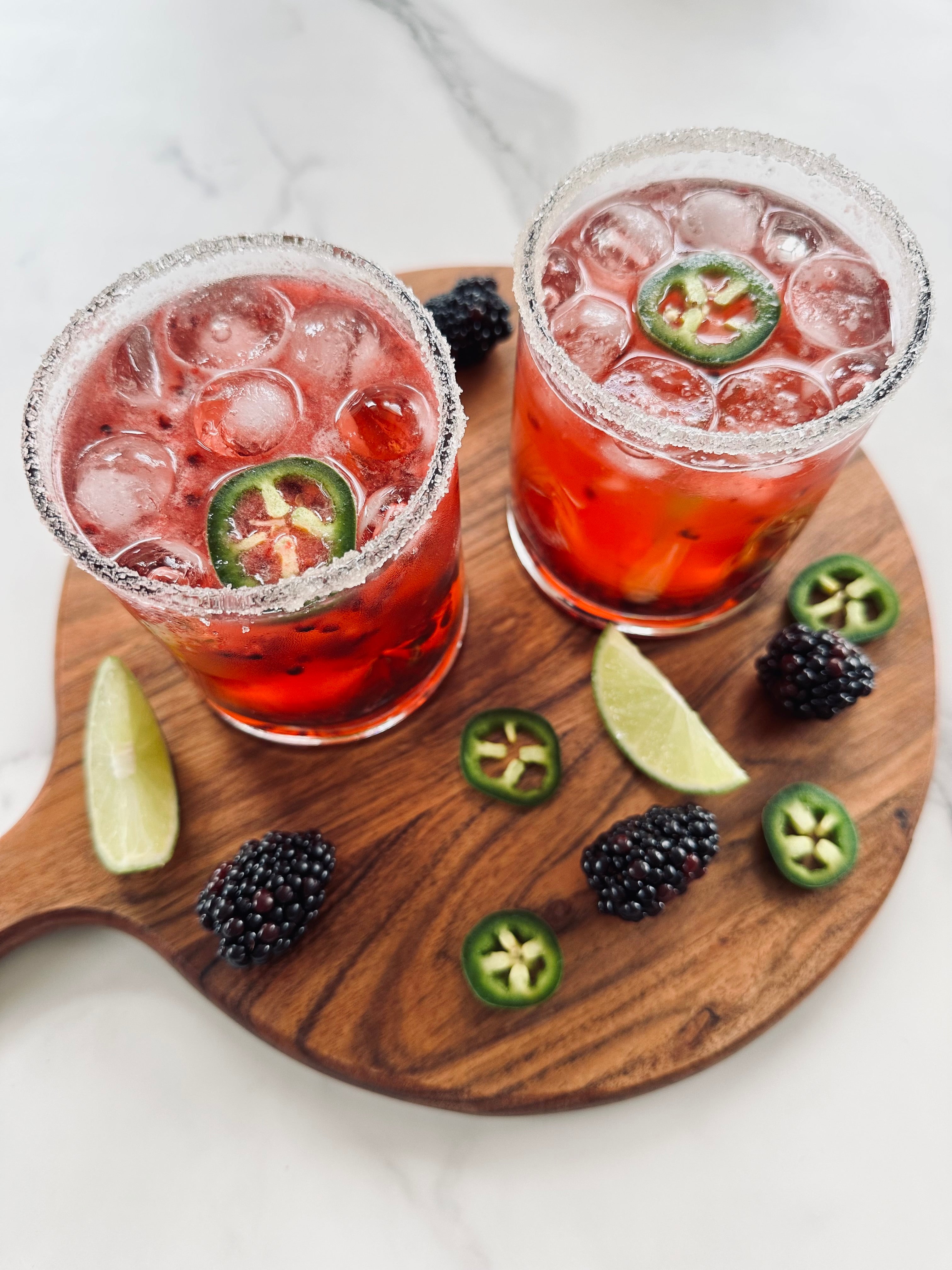Zero Goji Blackberry Jalapeno Mocktail