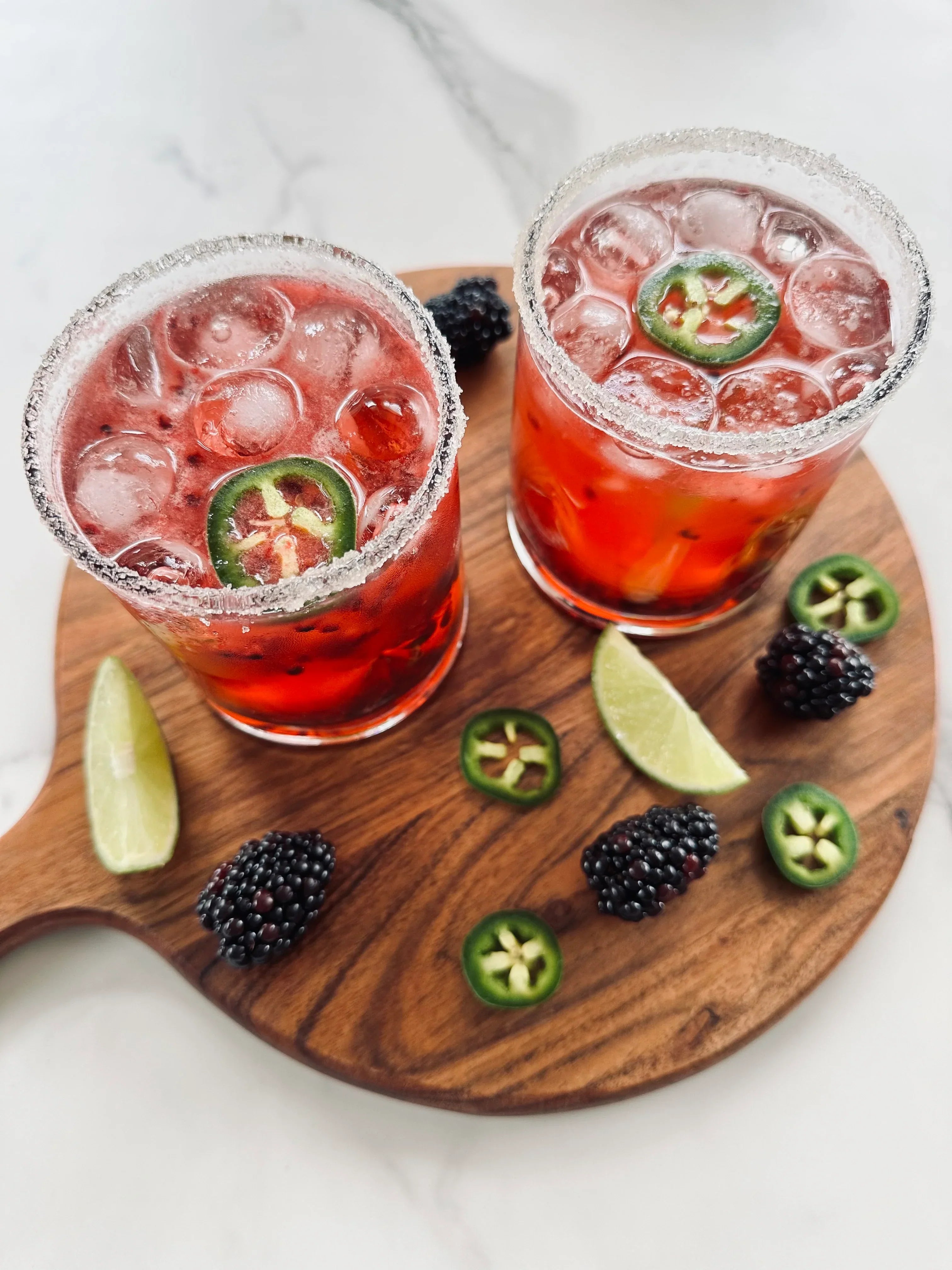 Goji Blackberry Jalapeño Mocktail