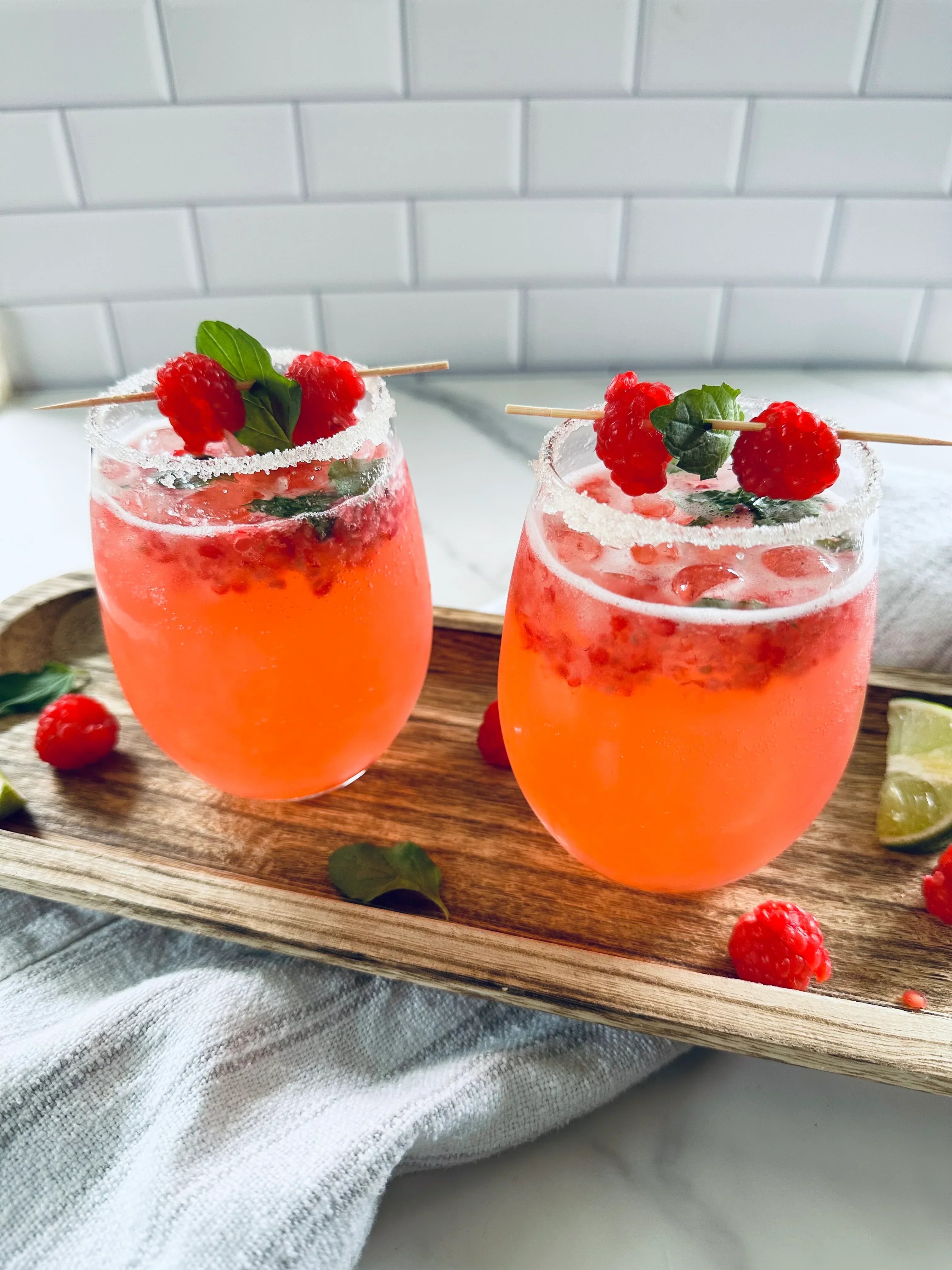 Zero raspberry Mocktail