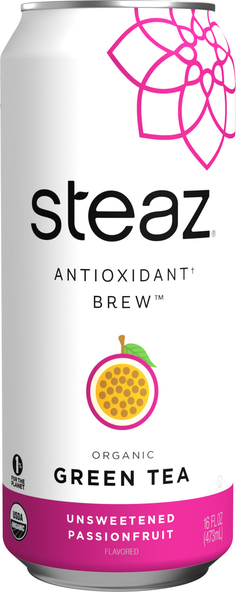 Steaz - Unsweetened Passionfruit Green Tea