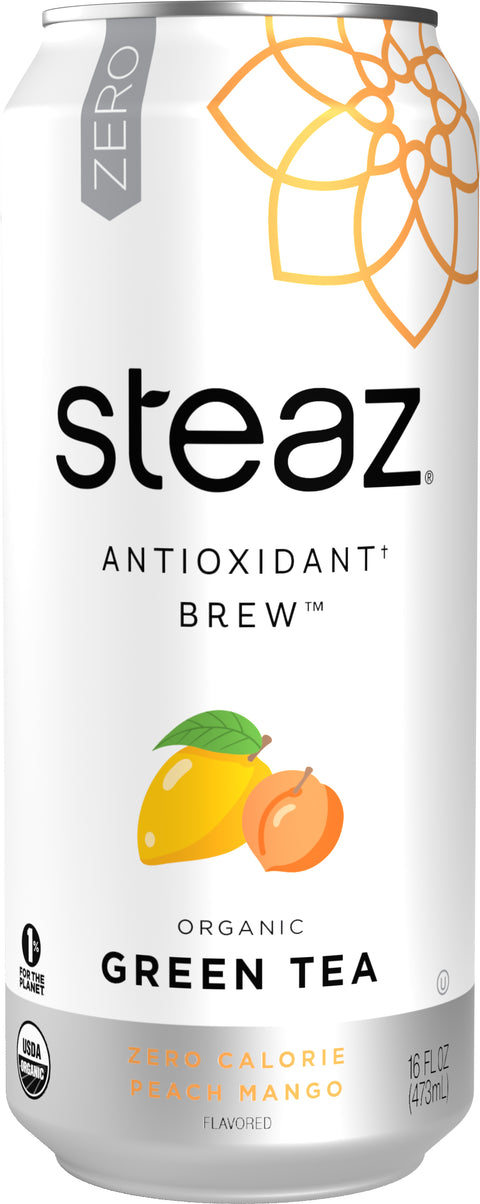 Steaz - Zero Calorie Peach Mango