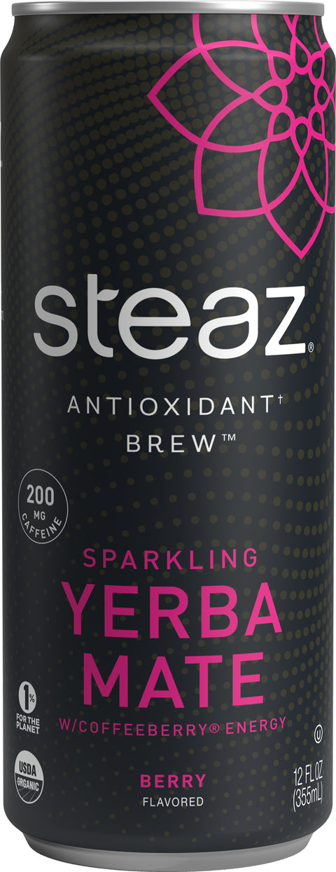 Steaz - Sparkling Berry Yerba Mate