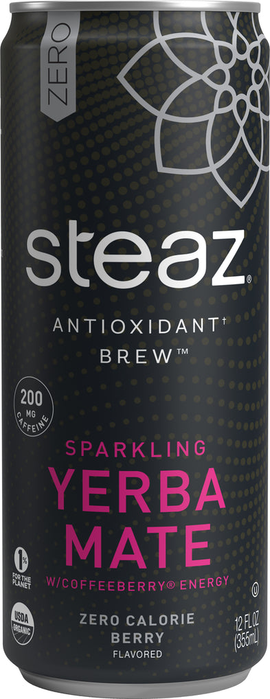Steaz - Zero Calorie Berry Sparkling Yerba Mate